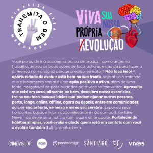 Campanha transmita o bem