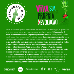 Campanha transmita o bem
