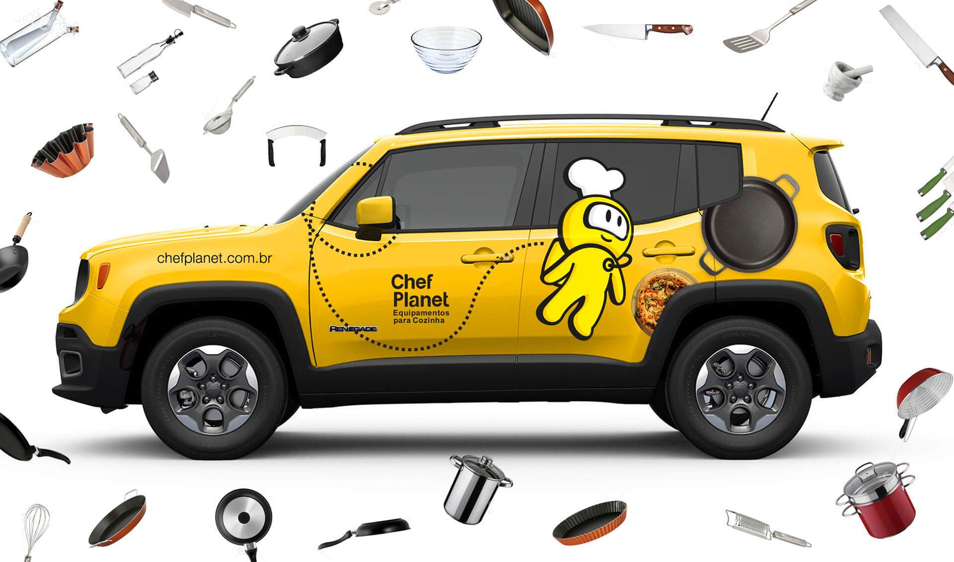 Branding Chef Planet – Pontodesign – Frota Branding Chef Planet - Pontodesign - Frota