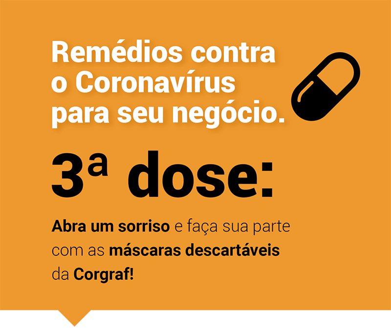 Máscaras Descartáveis Corgraf