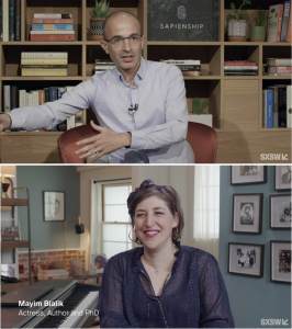 Yuval Noah e Mayim Bialik Yuval Noah e Mayim Bialik discutem por que ter medo da inovação