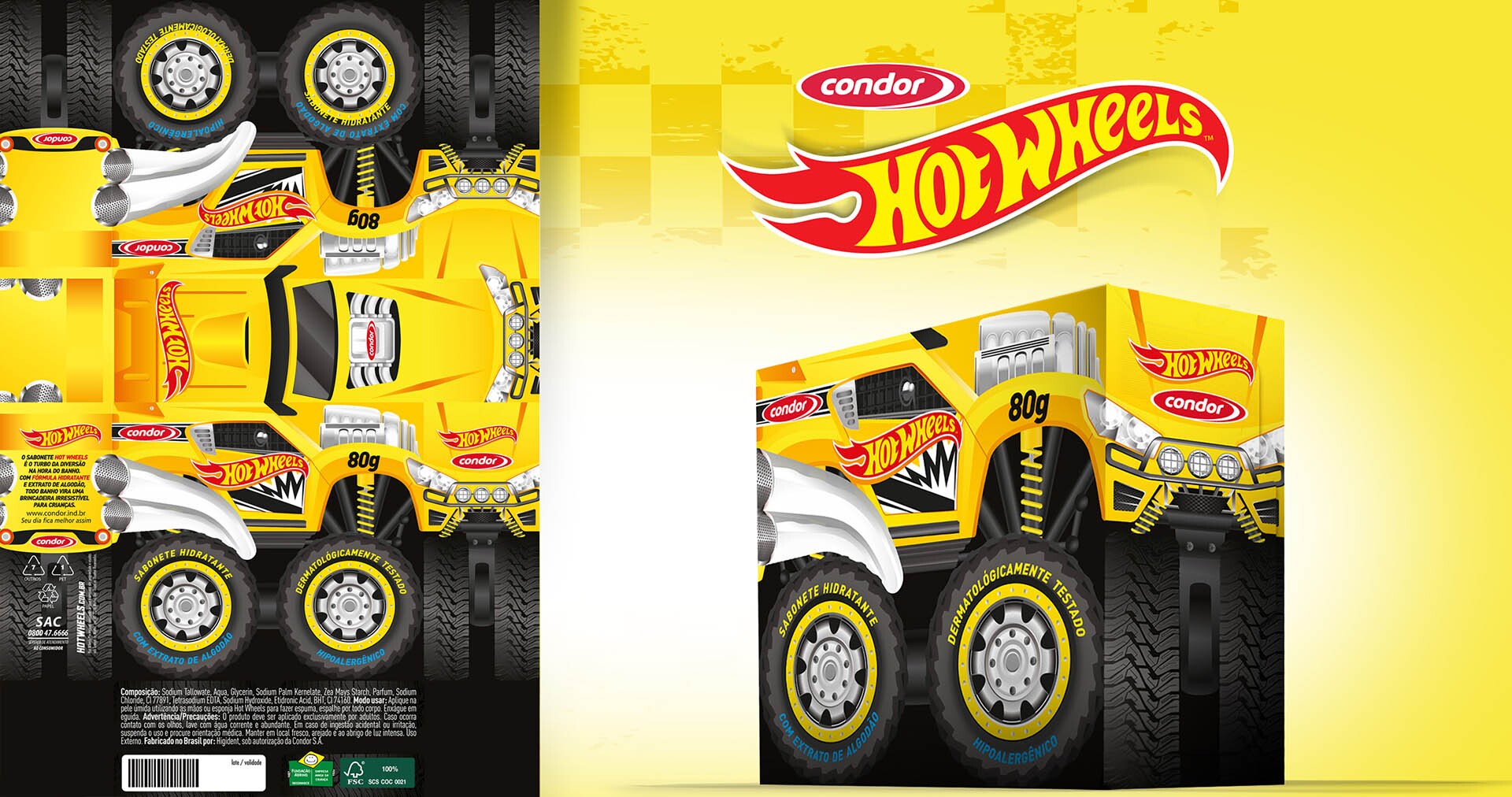 Hot Wheels – Caixa de Sabonete Condor – Pontodesign