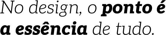 No design, o ponto é a essência de tudo_
